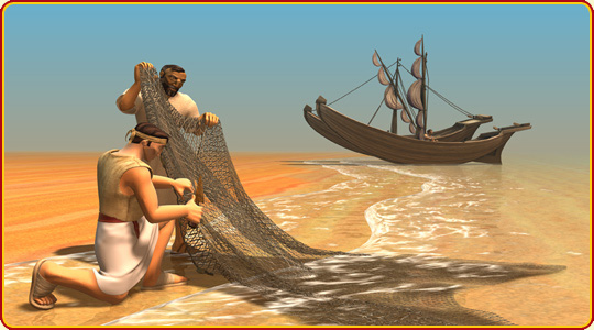 Fishing Boat as seen in a Bible Story