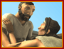 Pontius helps Leah and Rebecca