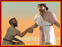 Pontius helps Leah and Rebecca