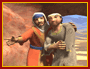 Pontius helps Leah and Rebecca