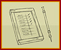 Roman Tablet and Stylus
