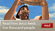 Jesus feeds the five thousand
