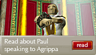 Paul speaks to Agrippa