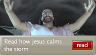 Jesus calms the storm