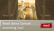 Samuel anoints Saul