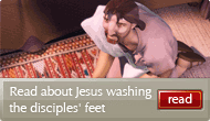 Jesus washes the Disciples’ feet