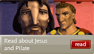 Jesus appears before Pilate