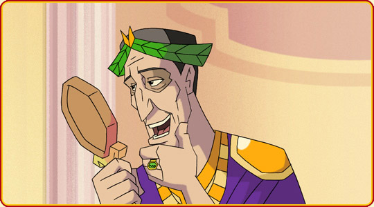 Hand Mirror as used in Friends and Heroes