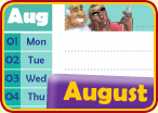 August calendar