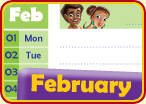 February calendar