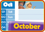 October calendar